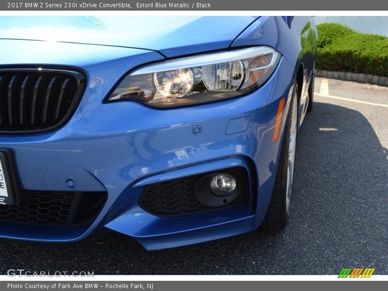 Estoril Blue Metallic / Black 2017 BMW 2 Series 230i xDrive Convertible