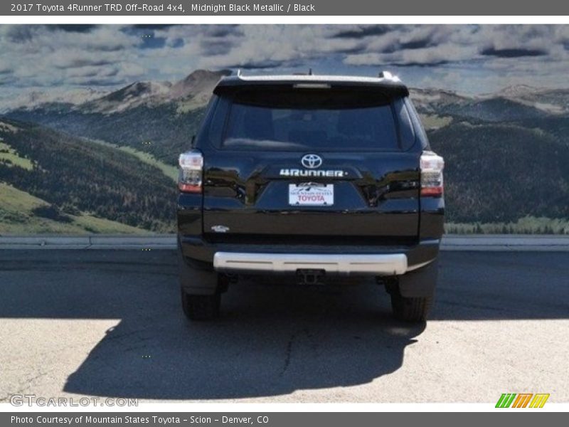 Midnight Black Metallic / Black 2017 Toyota 4Runner TRD Off-Road 4x4
