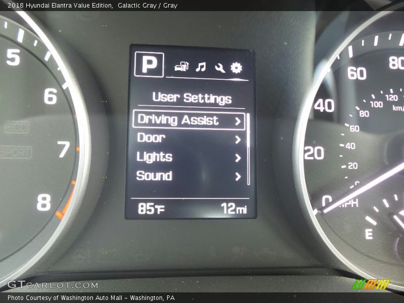 Galactic Gray / Gray 2018 Hyundai Elantra Value Edition