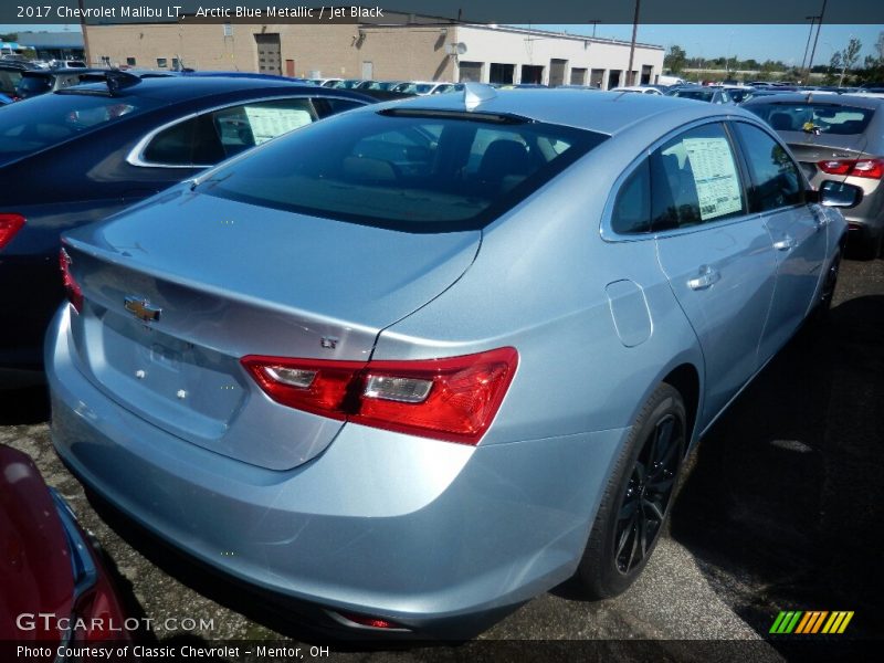 Arctic Blue Metallic / Jet Black 2017 Chevrolet Malibu LT