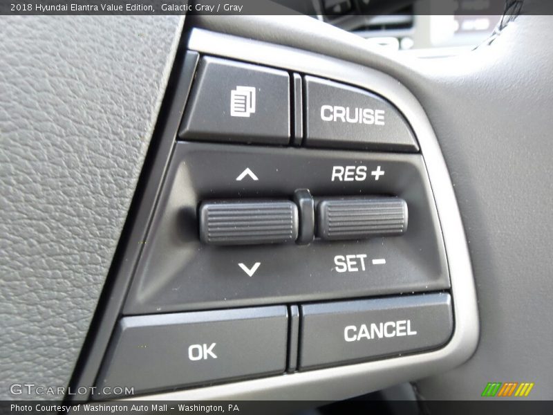 Galactic Gray / Gray 2018 Hyundai Elantra Value Edition