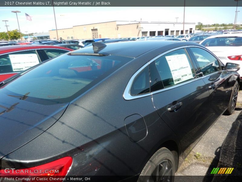 Nightfall Gray Metallic / Jet Black 2017 Chevrolet Malibu LT