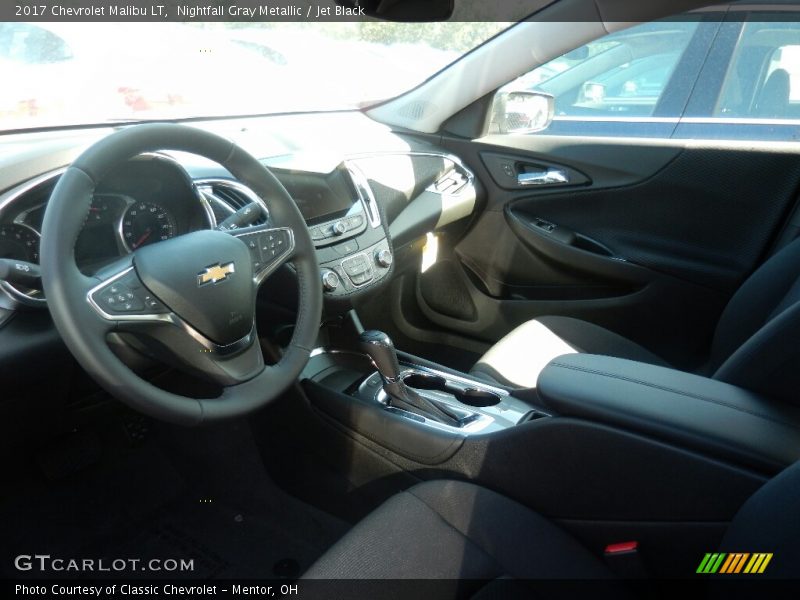 Nightfall Gray Metallic / Jet Black 2017 Chevrolet Malibu LT