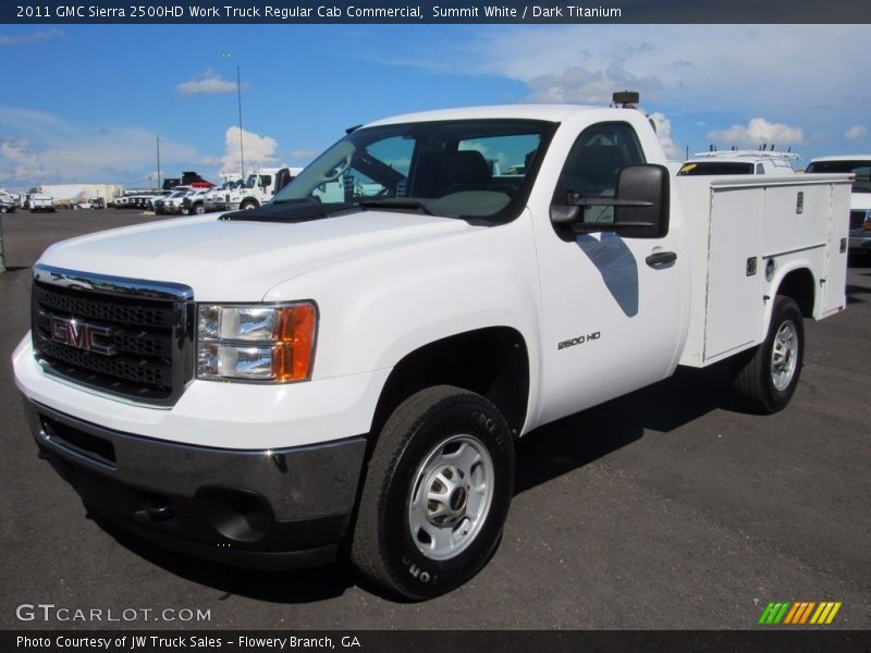Summit White / Dark Titanium 2011 GMC Sierra 2500HD Work Truck Regular Cab Commercial