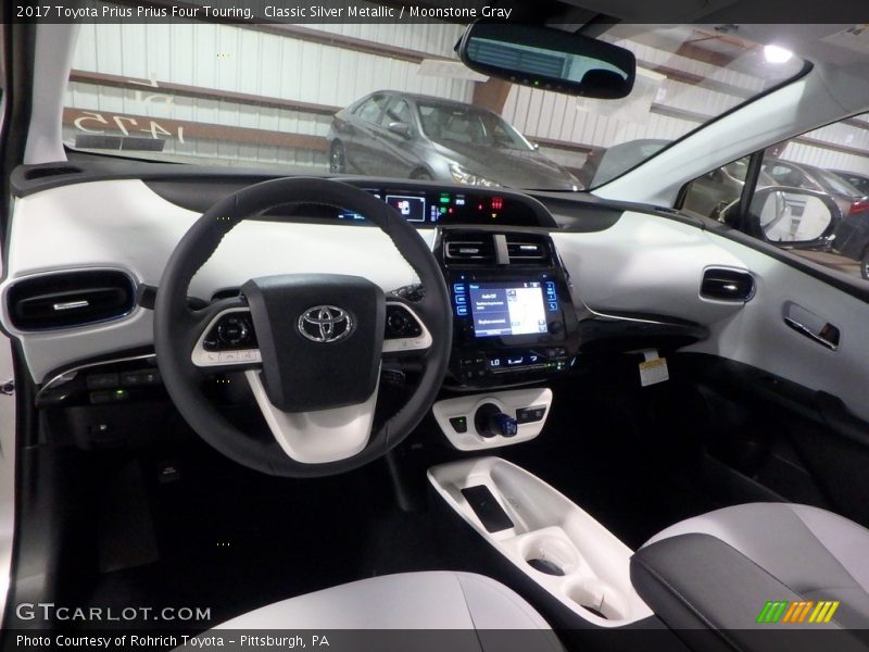 Classic Silver Metallic / Moonstone Gray 2017 Toyota Prius Prius Four Touring