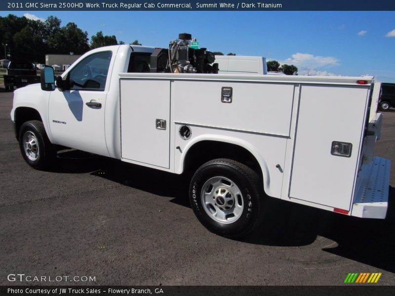 Summit White / Dark Titanium 2011 GMC Sierra 2500HD Work Truck Regular Cab Commercial