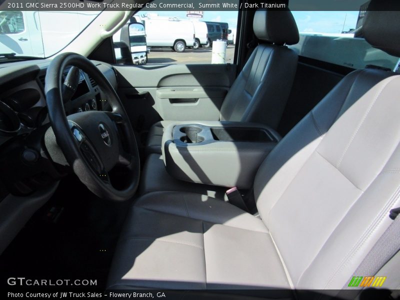 Summit White / Dark Titanium 2011 GMC Sierra 2500HD Work Truck Regular Cab Commercial