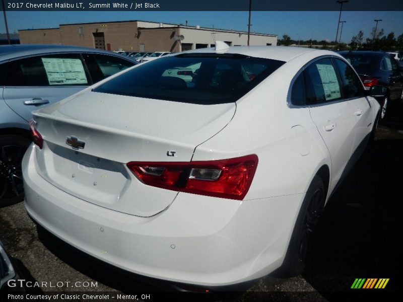 Summit White / Jet Black 2017 Chevrolet Malibu LT