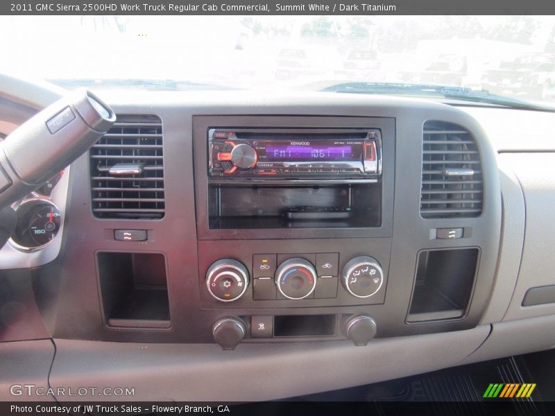Summit White / Dark Titanium 2011 GMC Sierra 2500HD Work Truck Regular Cab Commercial