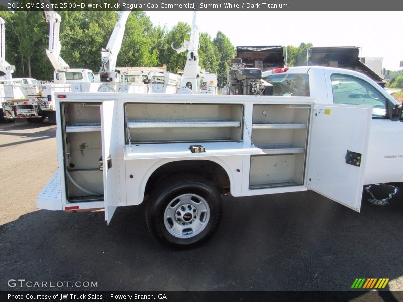 Summit White / Dark Titanium 2011 GMC Sierra 2500HD Work Truck Regular Cab Commercial