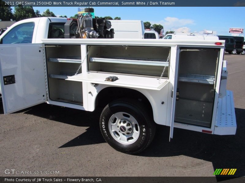 Summit White / Dark Titanium 2011 GMC Sierra 2500HD Work Truck Regular Cab Commercial