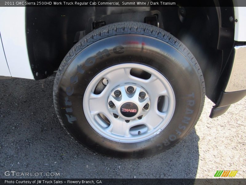 Summit White / Dark Titanium 2011 GMC Sierra 2500HD Work Truck Regular Cab Commercial
