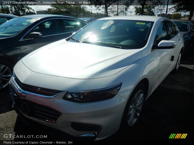Iridescent Pearl Tricoat / Jet Black 2017 Chevrolet Malibu LT