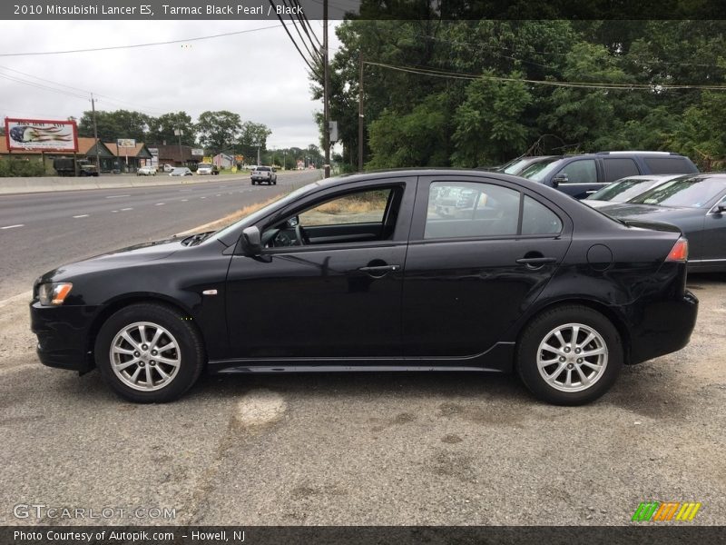 Tarmac Black Pearl / Black 2010 Mitsubishi Lancer ES