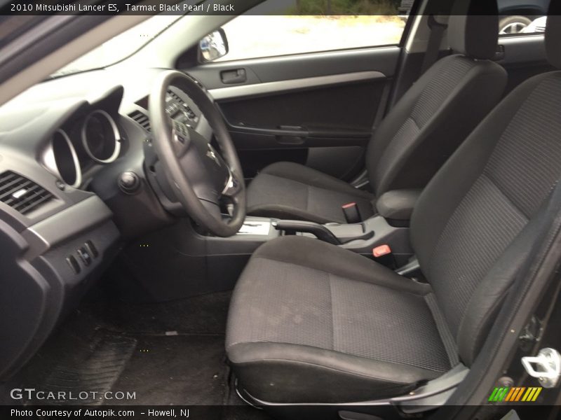 Tarmac Black Pearl / Black 2010 Mitsubishi Lancer ES