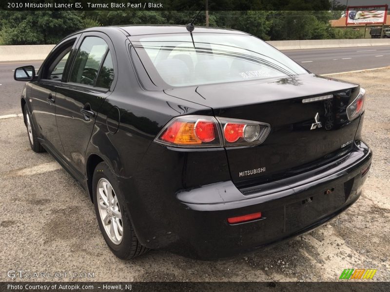 Tarmac Black Pearl / Black 2010 Mitsubishi Lancer ES