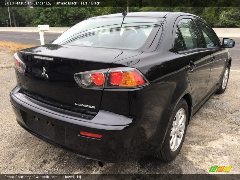 Tarmac Black Pearl / Black 2010 Mitsubishi Lancer ES