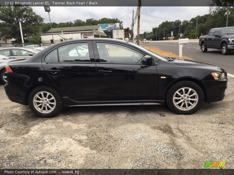 Tarmac Black Pearl / Black 2010 Mitsubishi Lancer ES