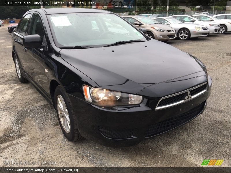 Tarmac Black Pearl / Black 2010 Mitsubishi Lancer ES