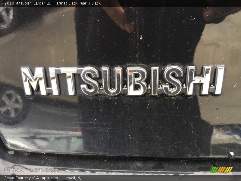 Tarmac Black Pearl / Black 2010 Mitsubishi Lancer ES