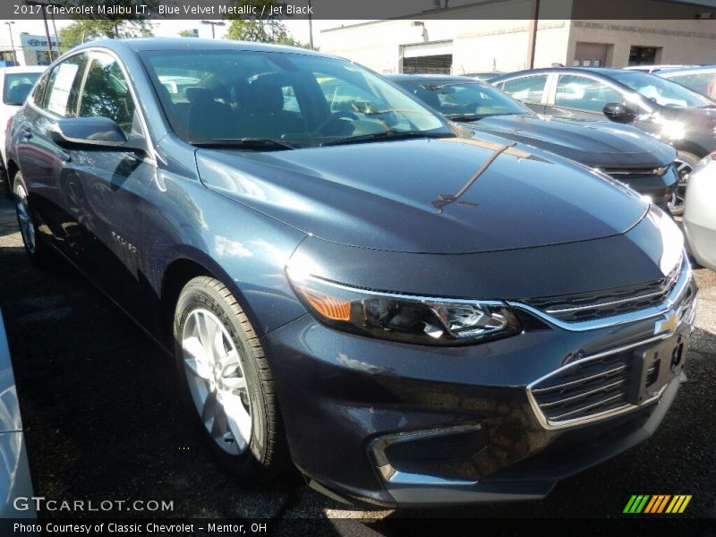 Blue Velvet Metallic / Jet Black 2017 Chevrolet Malibu LT