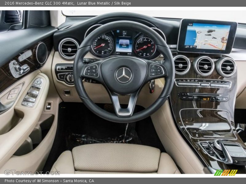Lunar Blue Metallic / Silk Beige 2016 Mercedes-Benz GLC 300 4Matic