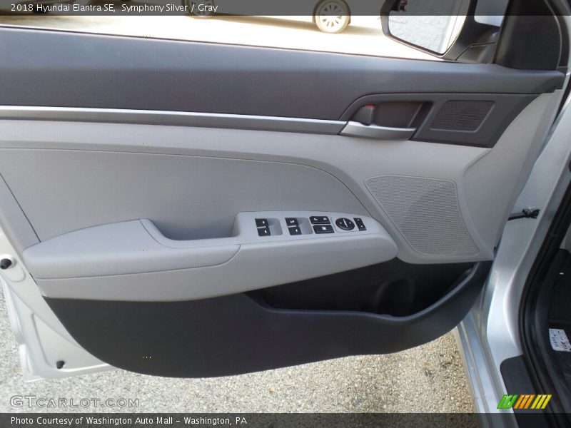 Symphony Silver / Gray 2018 Hyundai Elantra SE