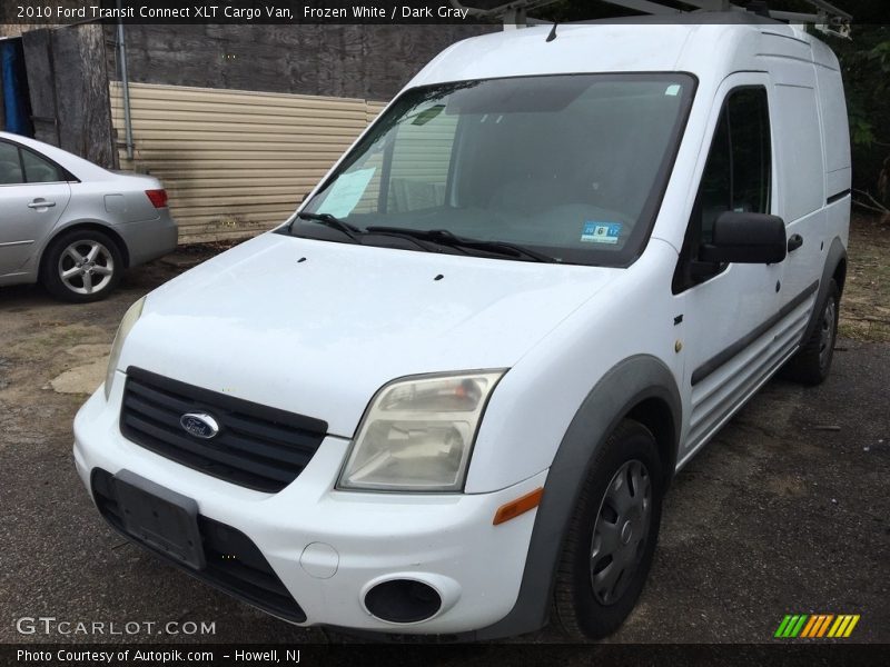 Frozen White / Dark Gray 2010 Ford Transit Connect XLT Cargo Van