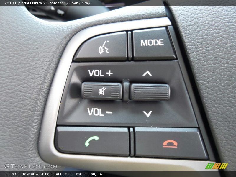 Symphony Silver / Gray 2018 Hyundai Elantra SE