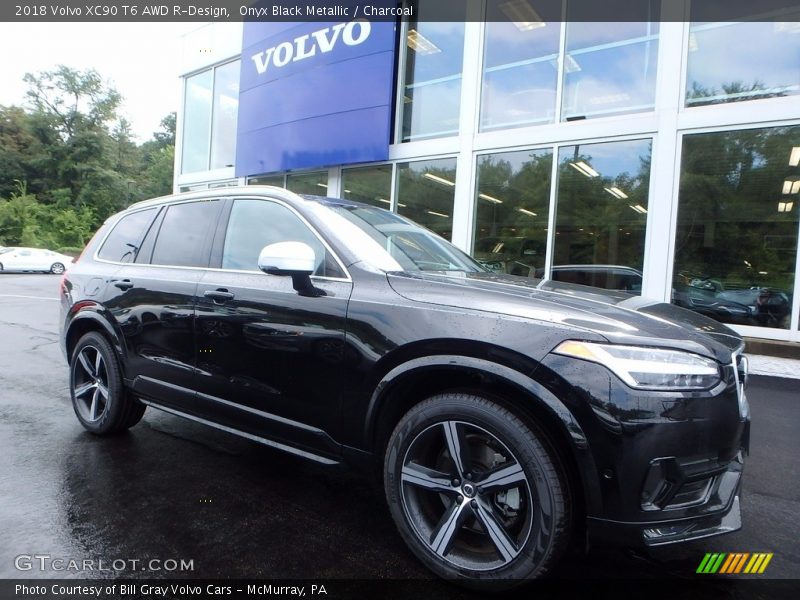 Onyx Black Metallic / Charcoal 2018 Volvo XC90 T6 AWD R-Design