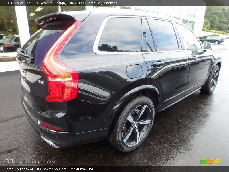 Onyx Black Metallic / Charcoal 2018 Volvo XC90 T6 AWD R-Design