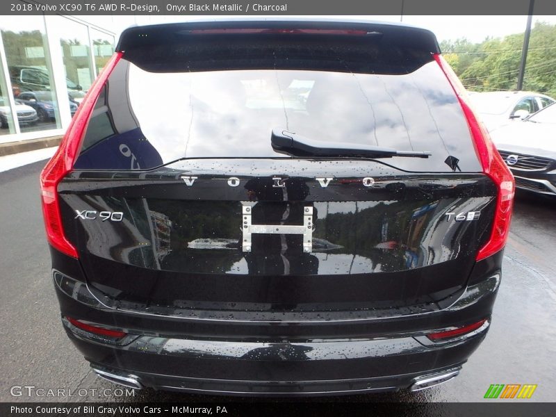 Onyx Black Metallic / Charcoal 2018 Volvo XC90 T6 AWD R-Design