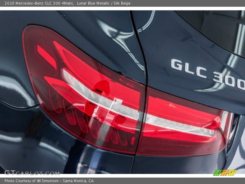 Lunar Blue Metallic / Silk Beige 2016 Mercedes-Benz GLC 300 4Matic