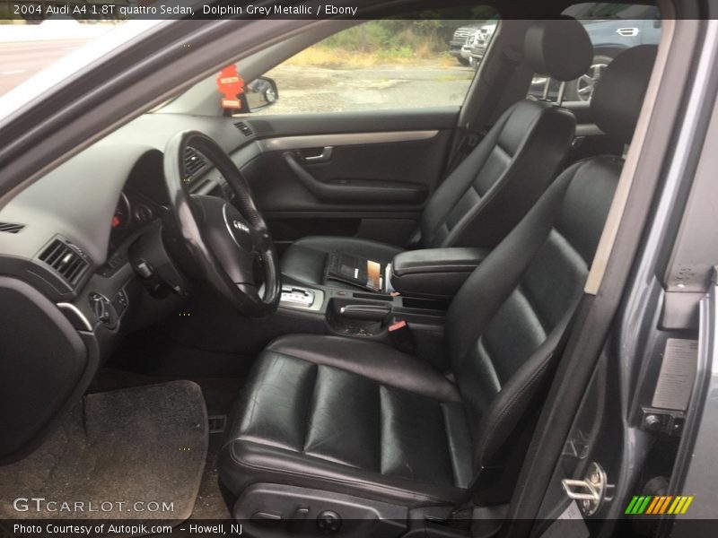 Dolphin Grey Metallic / Ebony 2004 Audi A4 1.8T quattro Sedan