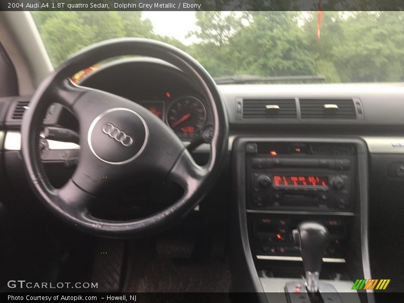 Dolphin Grey Metallic / Ebony 2004 Audi A4 1.8T quattro Sedan