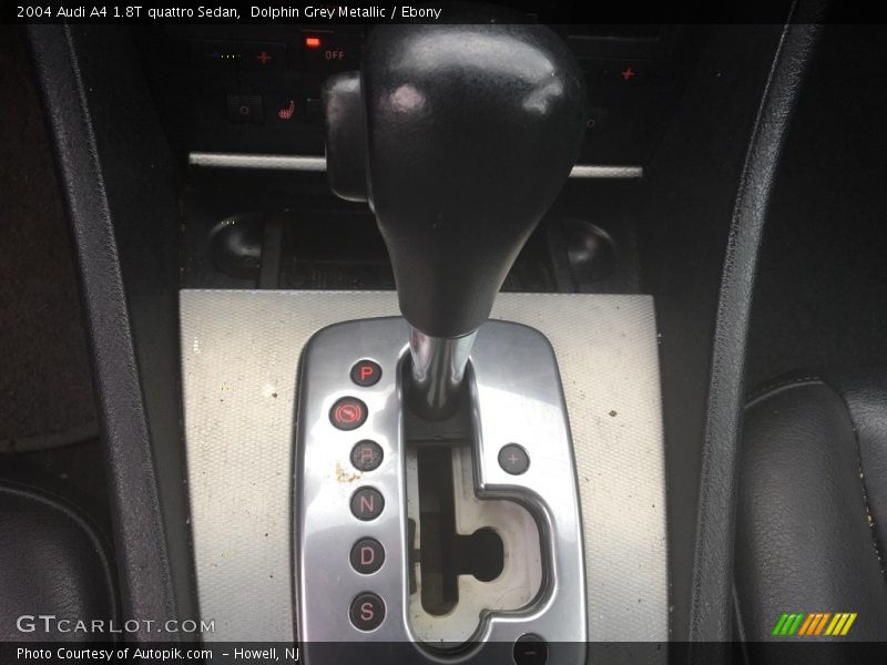 Dolphin Grey Metallic / Ebony 2004 Audi A4 1.8T quattro Sedan