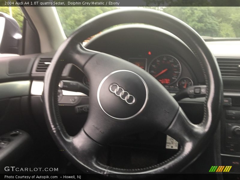 Dolphin Grey Metallic / Ebony 2004 Audi A4 1.8T quattro Sedan