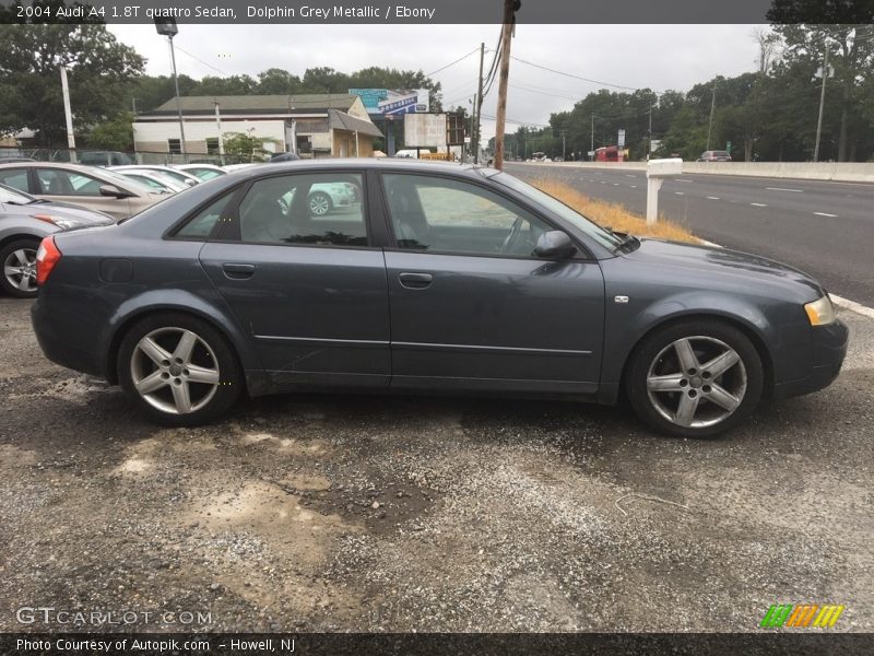 Dolphin Grey Metallic / Ebony 2004 Audi A4 1.8T quattro Sedan