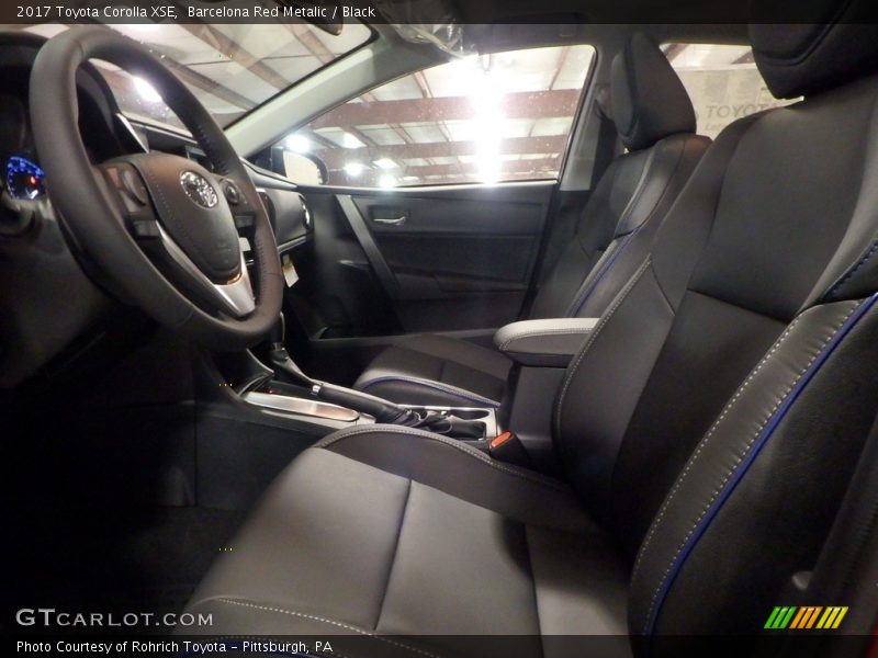 Barcelona Red Metalic / Black 2017 Toyota Corolla XSE