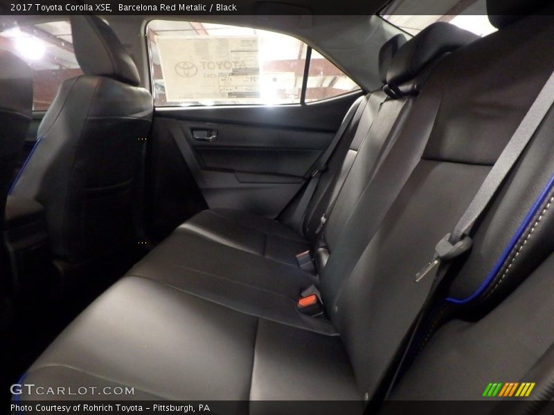 Barcelona Red Metalic / Black 2017 Toyota Corolla XSE