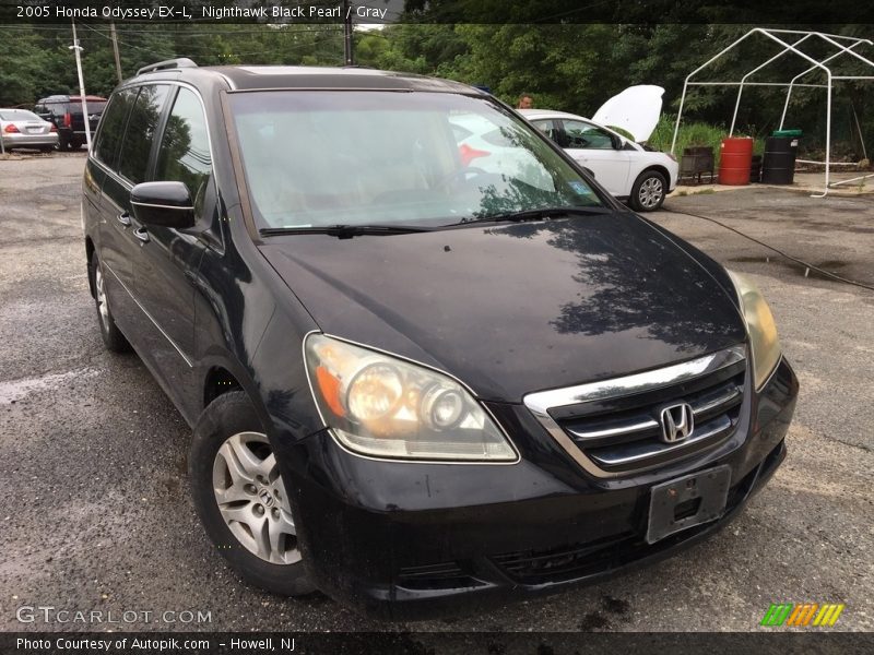 Nighthawk Black Pearl / Gray 2005 Honda Odyssey EX-L