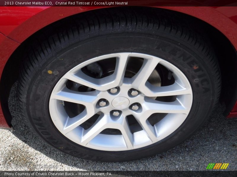 Crystal Red Tintcoat / Cocoa/Light Neutral 2013 Chevrolet Malibu ECO
