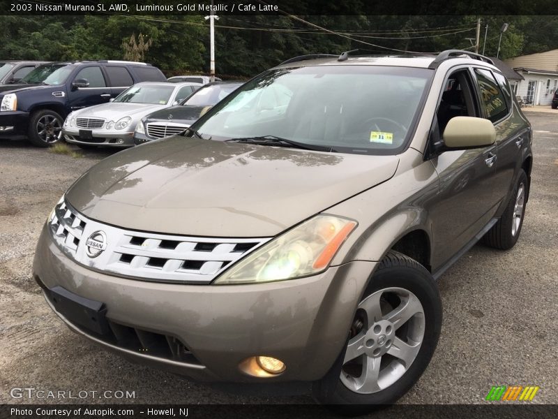 Luminous Gold Metallic / Cafe Latte 2003 Nissan Murano SL AWD