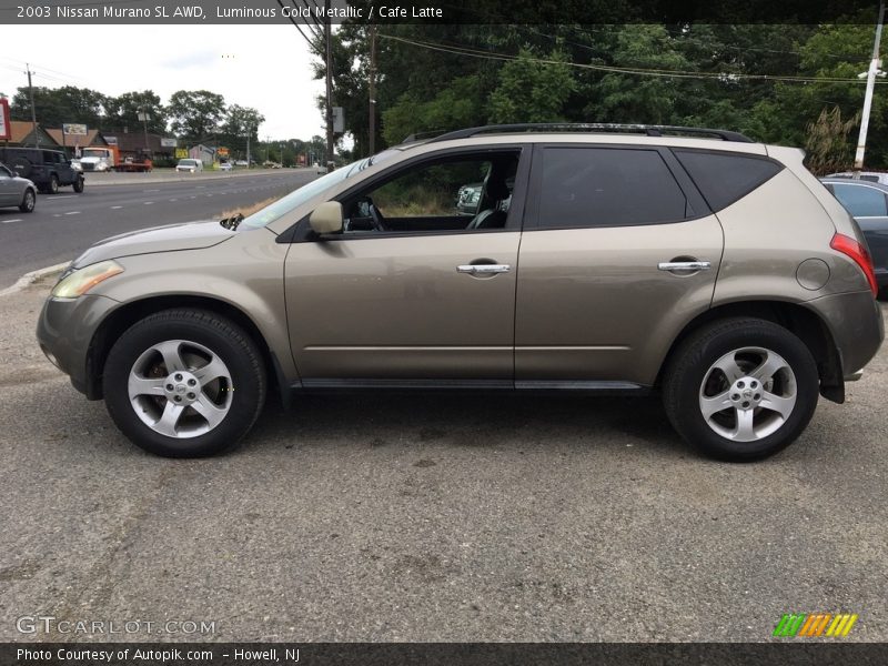 Luminous Gold Metallic / Cafe Latte 2003 Nissan Murano SL AWD