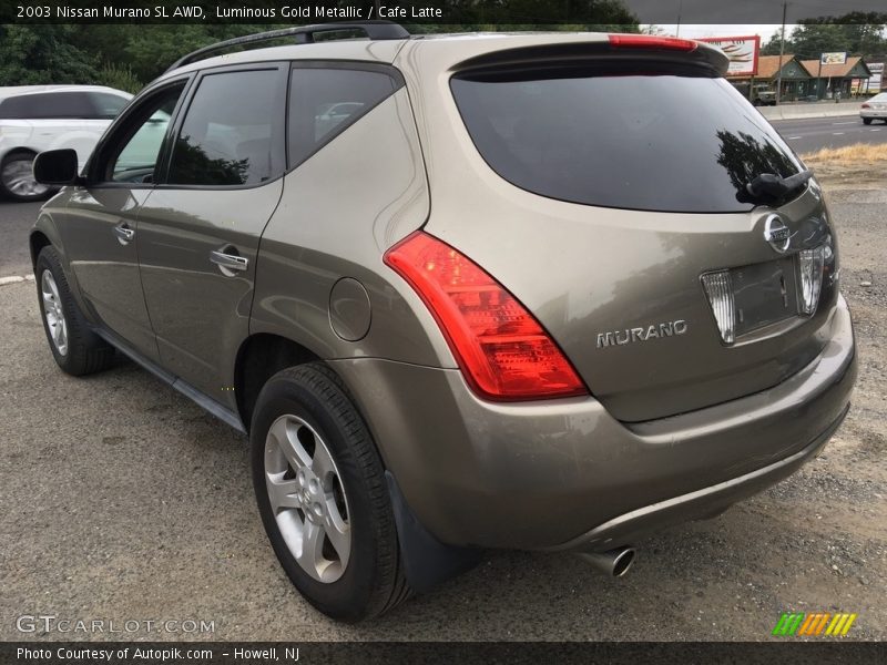 Luminous Gold Metallic / Cafe Latte 2003 Nissan Murano SL AWD