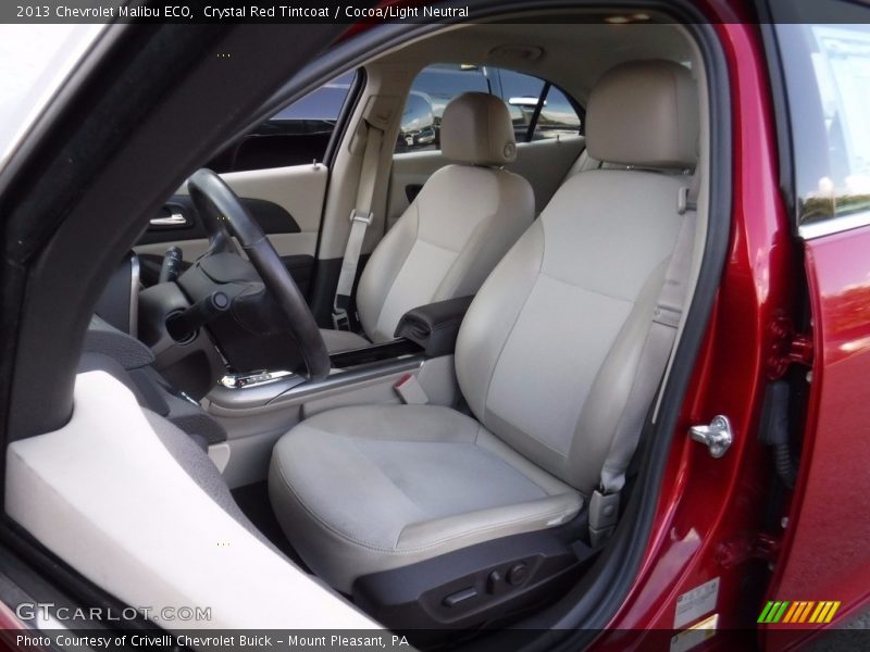 Crystal Red Tintcoat / Cocoa/Light Neutral 2013 Chevrolet Malibu ECO