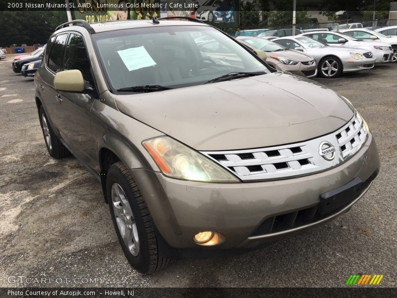 Luminous Gold Metallic / Cafe Latte 2003 Nissan Murano SL AWD