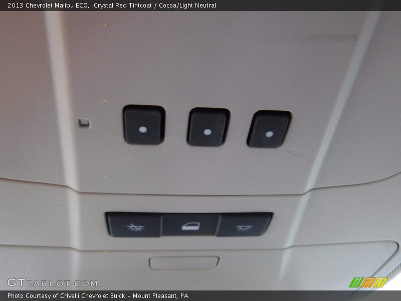 Crystal Red Tintcoat / Cocoa/Light Neutral 2013 Chevrolet Malibu ECO