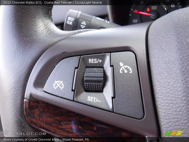 Crystal Red Tintcoat / Cocoa/Light Neutral 2013 Chevrolet Malibu ECO