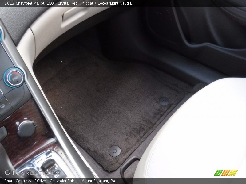 Crystal Red Tintcoat / Cocoa/Light Neutral 2013 Chevrolet Malibu ECO